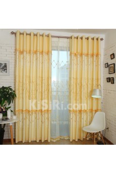 Floral Energy Saving Made to Measure Curtain (Two Panels)