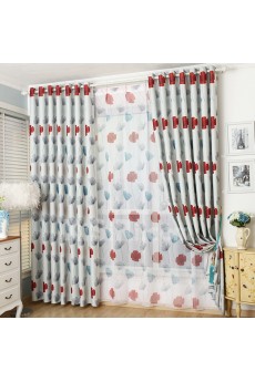 Floral Energy Saving Made to Measure Curtain (Two Panels)