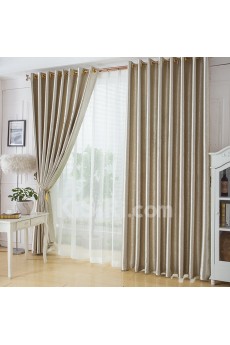 Solid Energy Saving Made to Measure Curtain (Two Panels)