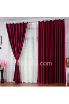 Solid Energy Saving Made to Measure Curtain (Two Panels)