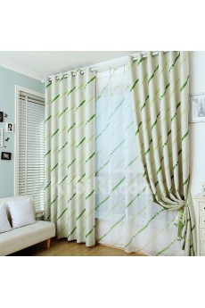 Striped Energy Saving Made to Measure Curtain (Two Panels)