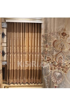 Floral Energy Saving Made to Measure Curtain (Two Panels)