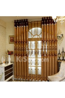 Floral Energy Saving Made to Measure Curtain (Two Panels)