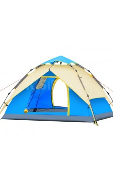 Open Fast Outdoor Tent 3-4 Person Double Structure Camping/Hiking Tent with Automatic Hydraulic System

