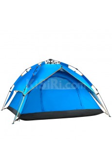 Open Fast Outdoor Rainproof Camping Tent 3-4 Person Sleeping Capacity