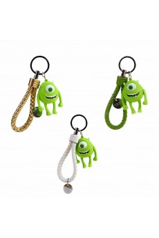 Bag Pendant LED Luminous Big Eyed Monster Keychain (A Pair)(Random Color)