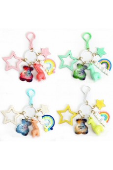 Couples Cheap Rotocast Giraffe Keychain (A Pair)(Random Color)