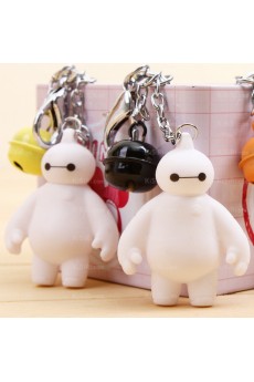 His and Hers Personalized Rotocast Big White Keychain (A Pair)(Random Color)