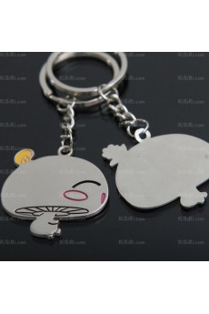 Couples Fashion Zinc Alloy Mushrooms Keychain (A Pair)