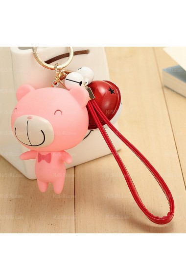 Personalized Teddy Bear Keychain (1 Piece)(Random Color)