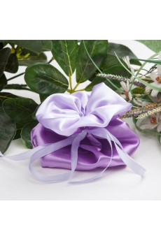 Hand-made Flower Purple Color Wedding Favor Bags (12 Pieces/Set)