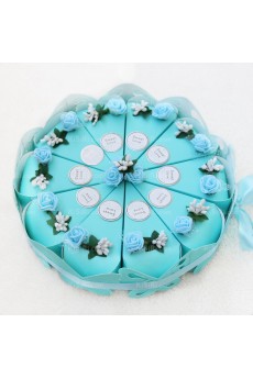 Elegant Flowers Butterflys Ribbons Wedding Favor Boxes (10 Pieces/Set)