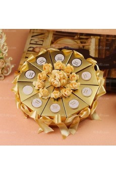 Elegant Wedding Favor Boxes (10 Pieces/Set)