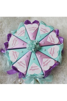 Elegant Wedding Favor Boxes Online (10 Pieces/Set)