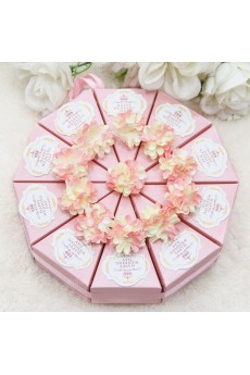Cheap Wedding Favor Boxes Embellish Flowers (10 Pieces/Set)
