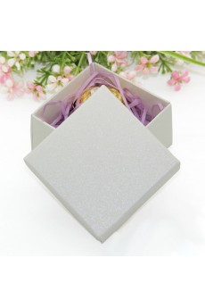 Milk White Wedding Favor Boxes Sale Online ( 12 Pieces / Set )