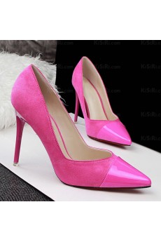 Best Rose Red Stiletto Heel Prom Shoes (High Heel)
