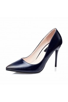 Fashion Dark Blue Stiletto Heel Party Shoes (High Heel)