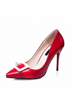 Fashion Red Stiletto Heel Party Shoes (High Heel)