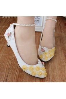 Spring Lace Bridal Wedding Shoes for Sale
