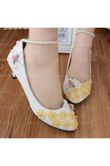 Spring Lace Bridal Wedding Shoes for Sale