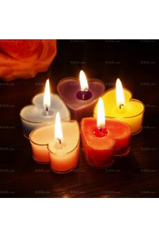 Cheap Acrylic Heart-shaped Candle