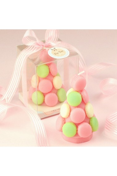 Discount Romantic Macaron Tower Candle